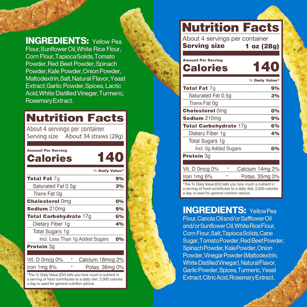 0.75 oz Veggie Straws Variety Pack