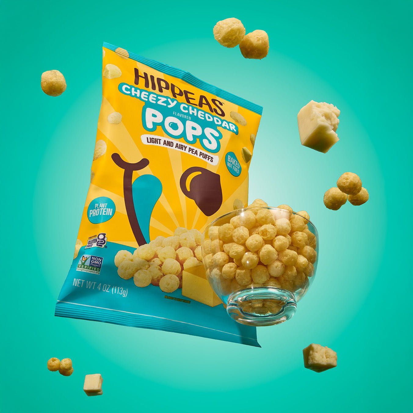 Cheezy Cheddar Pops